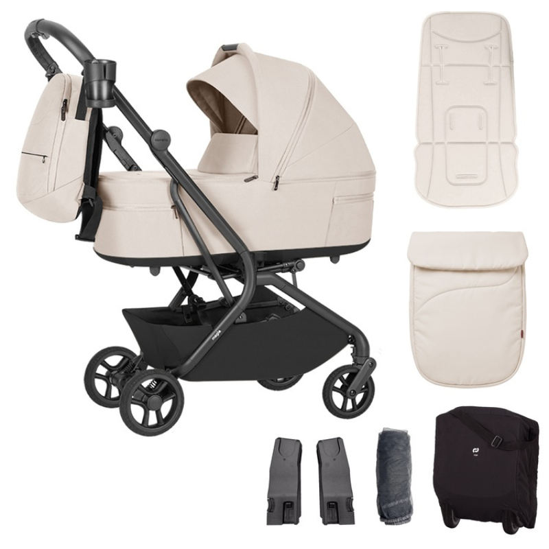 Kelioninis vežimėlis 2in1 Carrello Magia CRL-6655 Laguna Beige