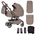 Kelioninis vežimėlis 2in1 Carrello Magia CRL-6655 Cocoa Beige