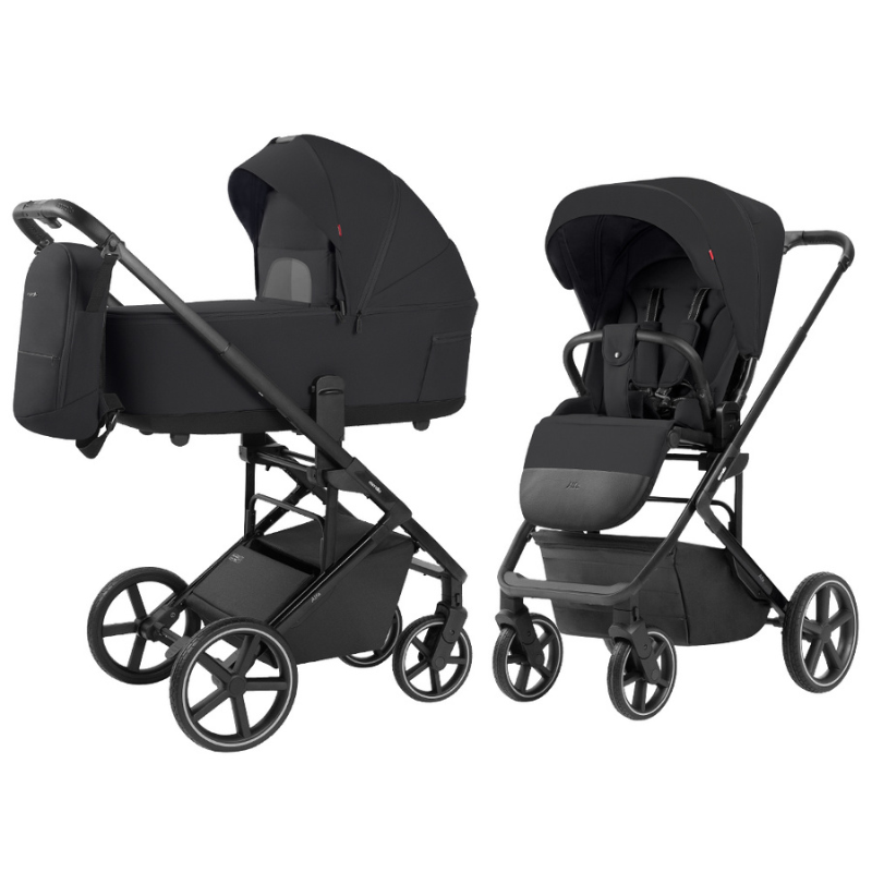 Vežimėlis 2in1 Carrello Alfa CRL-6522 Rock Black