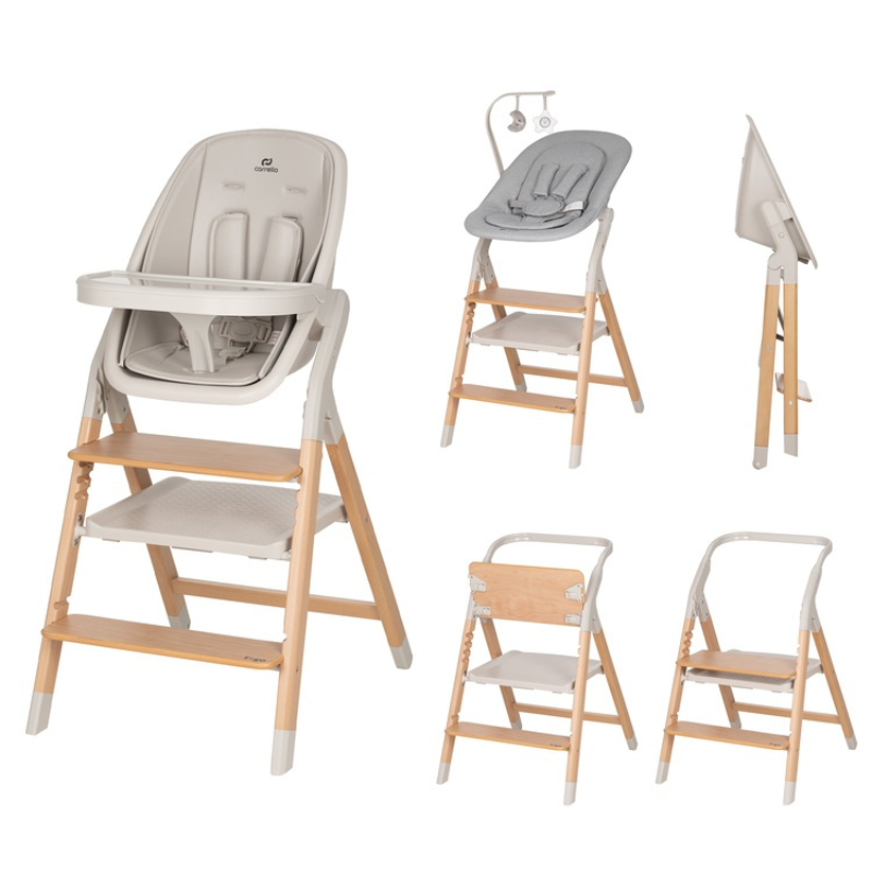 Carrello daugiafunkcinė maitinimo kėdutė ERGO CRL-16701 Linen Beige