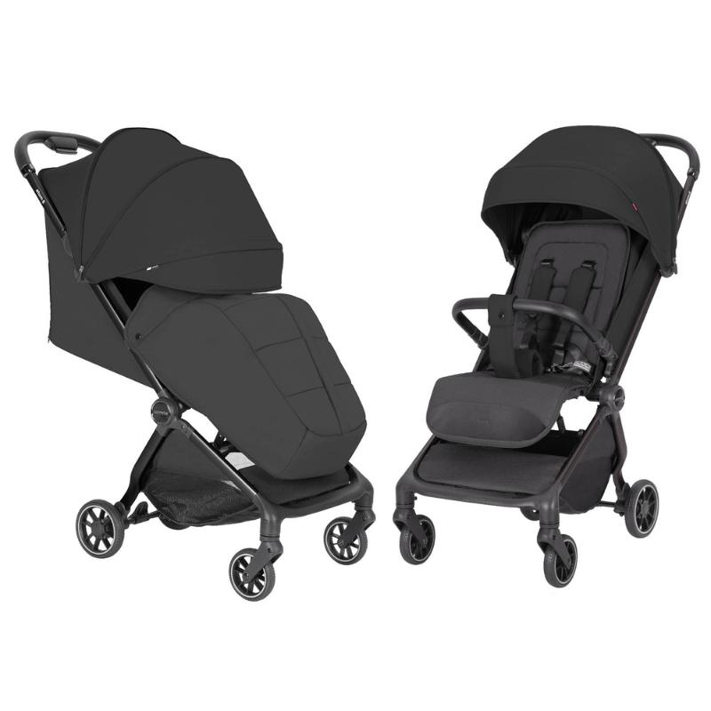 Vežimėlis CARRELLO Atom S CRL-5526 Storm Black