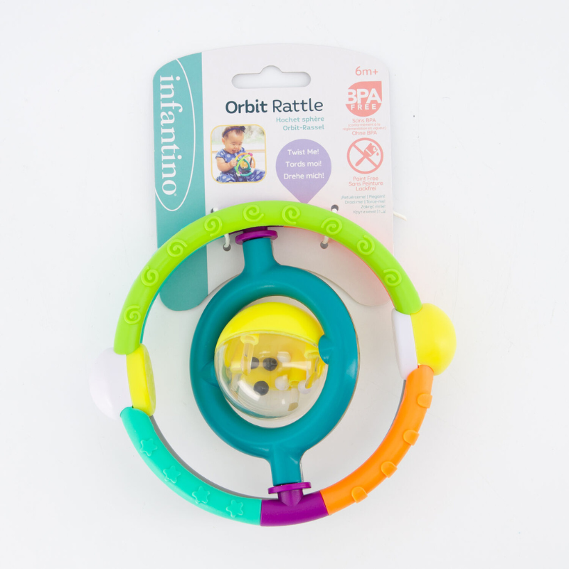 Infantino „Orbit Rattle“ lavinamasis barškutis