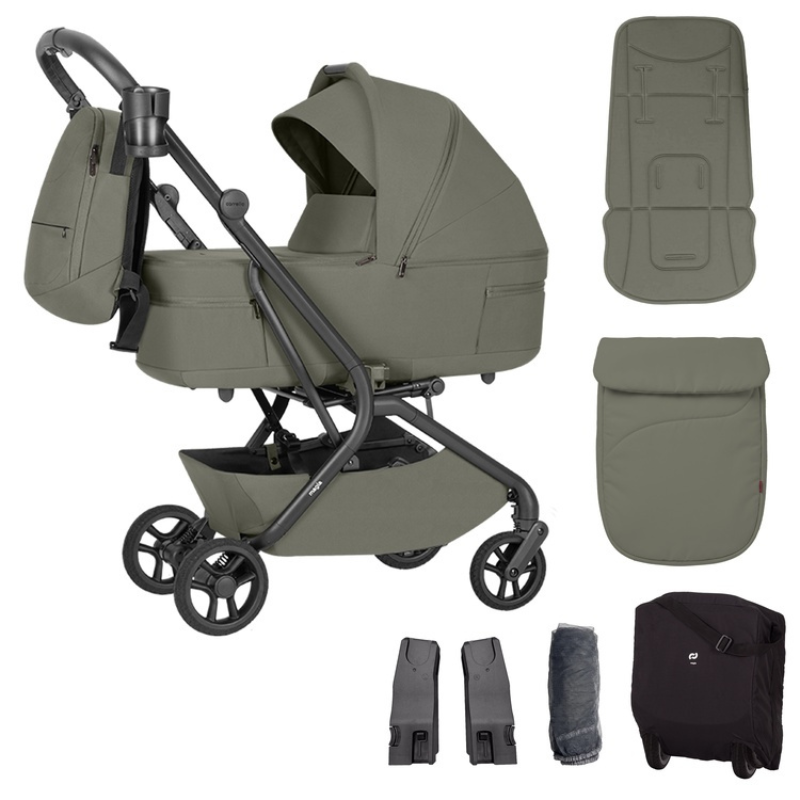 Kelioninis vežimėlis 2in1 Carrello Magia CRL-6655 Malted Green