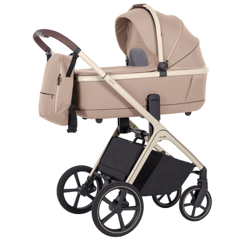 Vežimėlis 2in1 CARRELLO Vector CRL-6550 Walnut Beige