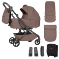 Kelioninis vežimėlis 2in1 Carrello Magia CRL-6655 Glace Pink