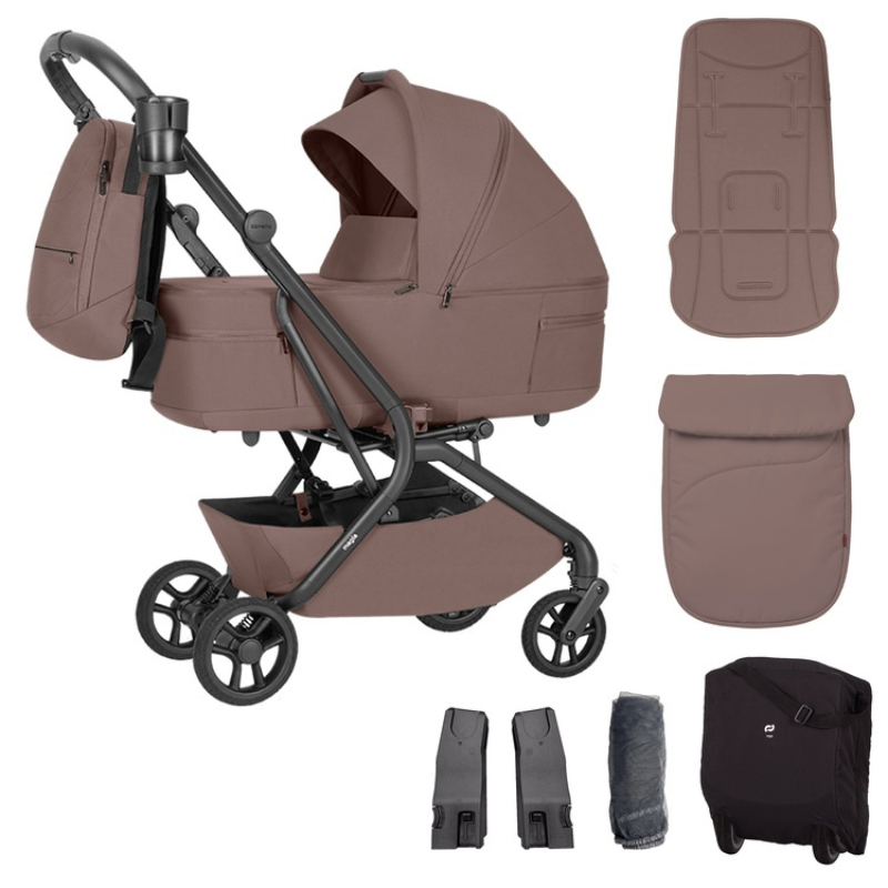 Kelioninis vežimėlis 2in1 Carrello Magia CRL-6655 Glace Pink