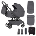 Kelioninis vežimėlis 2in1 Carrello Magia CRL-6655 Elm Grey