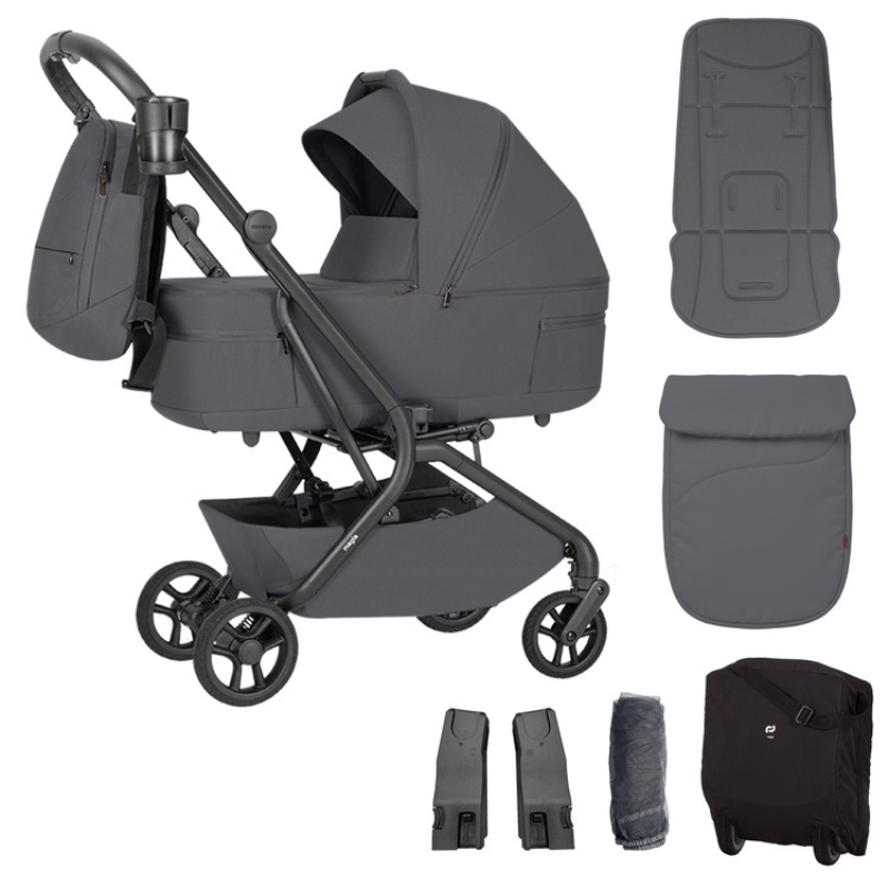 Kelioninis vežimėlis 2in1 Carrello Magia CRL-6655 Elm Grey