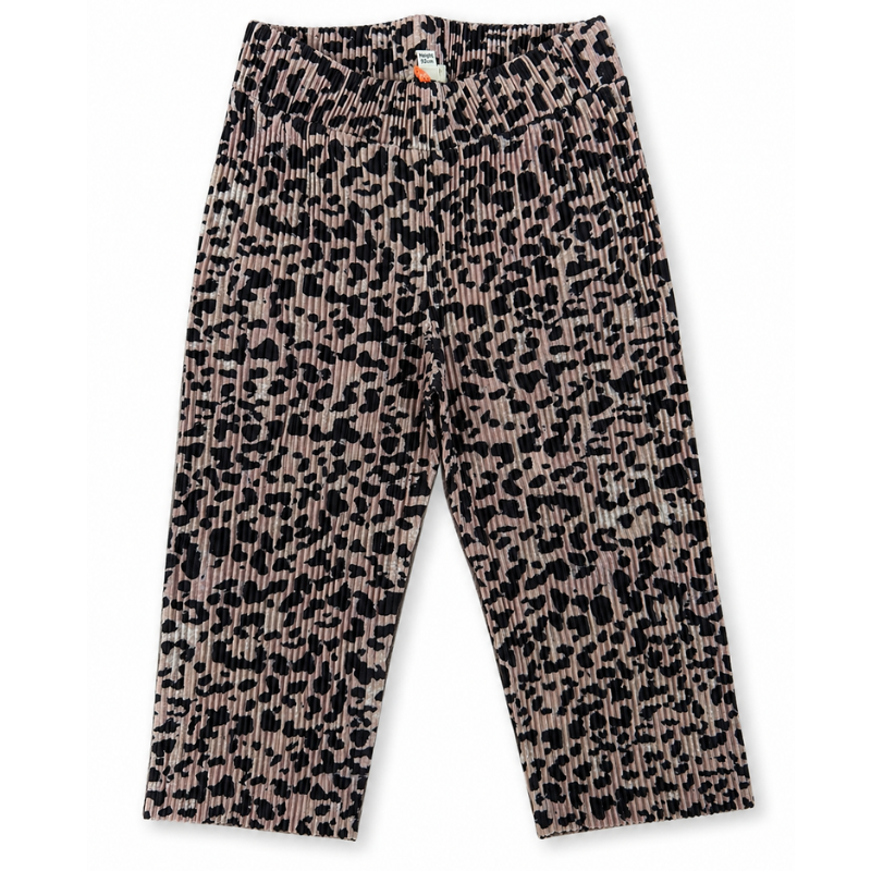 River Island plisuotos kelnės su leopardiniu raštu