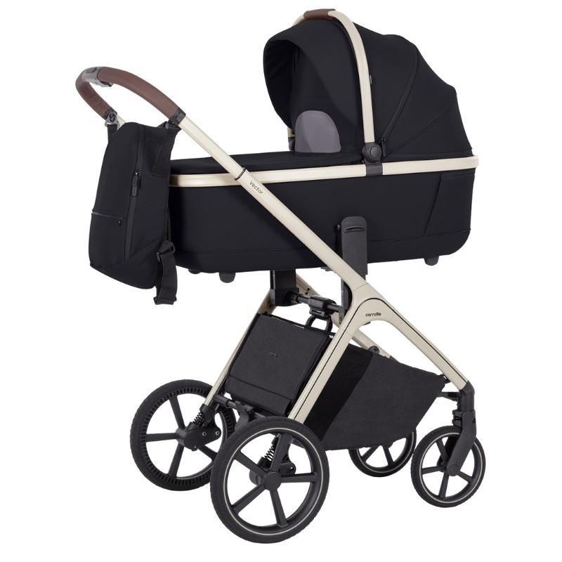 Vežimėlis 2in1 CARRELLO Vector CRL-6550 Pearl Black