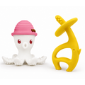 MOMBELLA DUO kramtukų rinkinys Octopus + Dancing Elephant