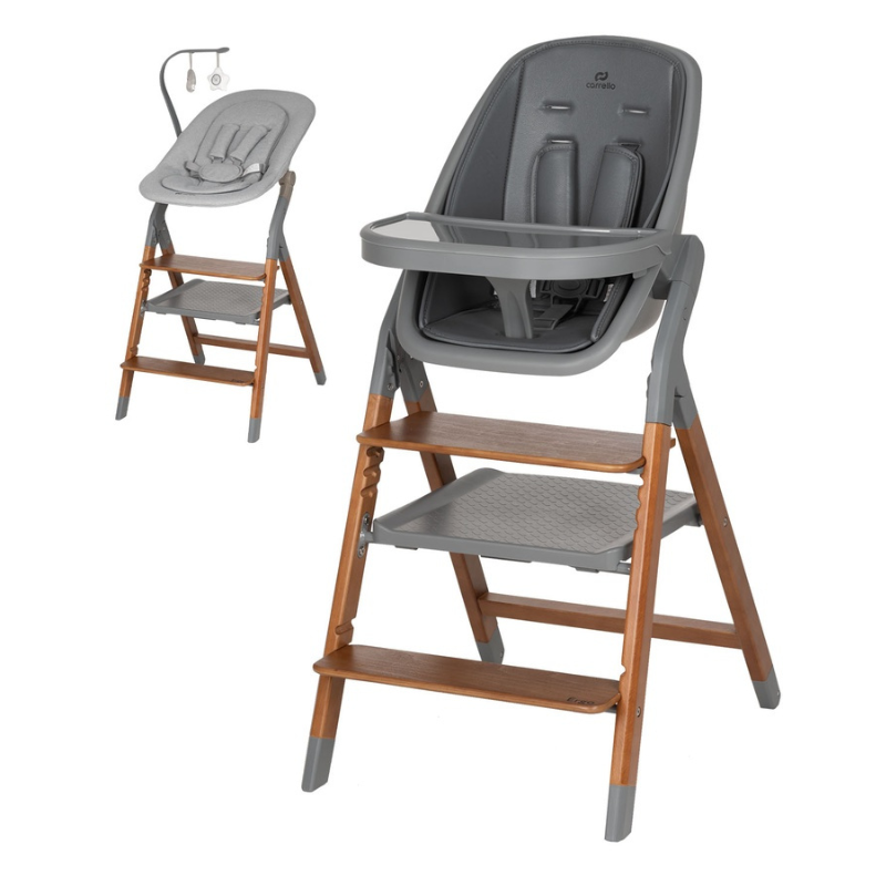 Carrello daugiafunkcinė maitinimo kėdutė ERGO CRL-16701 Night Grey
