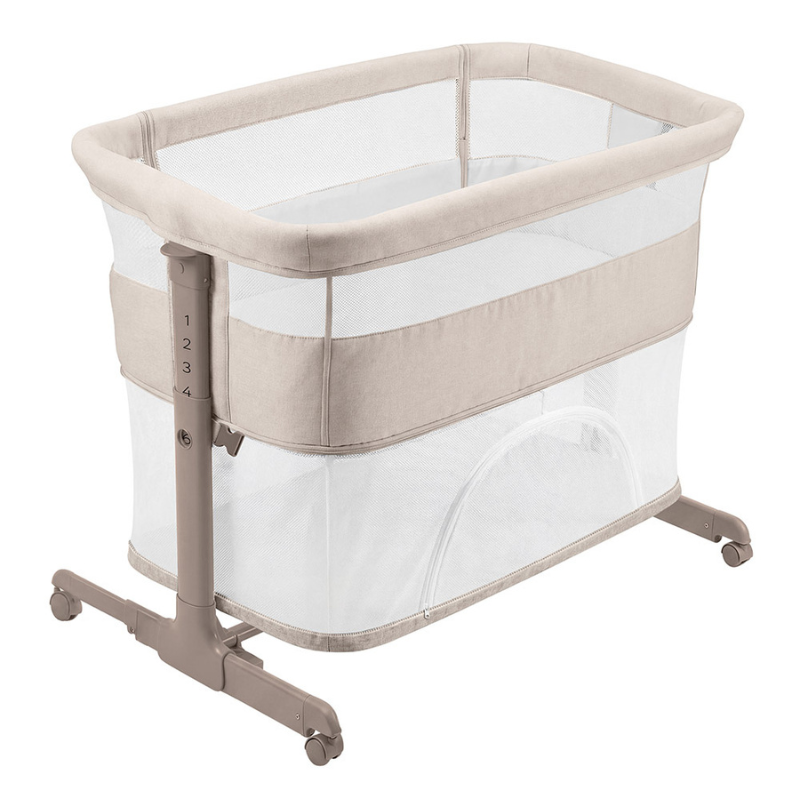 Carrello Picto CRL-16506 Aori Beige – pristatoma lovytė su maniežo funkcija