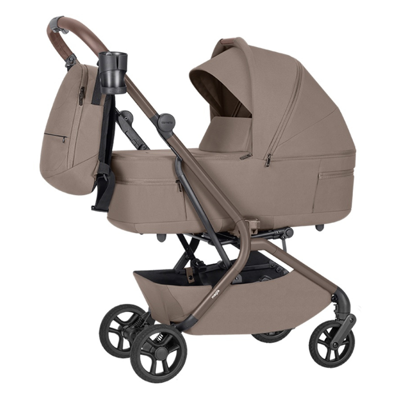 Kelioninis vežimėlis 2in1 Carrello Magia CRL-6655 Cocoa Beige