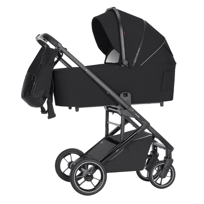 Vežimėlis 2in1 Carrello Alfa CRL-6507 Midnight Black