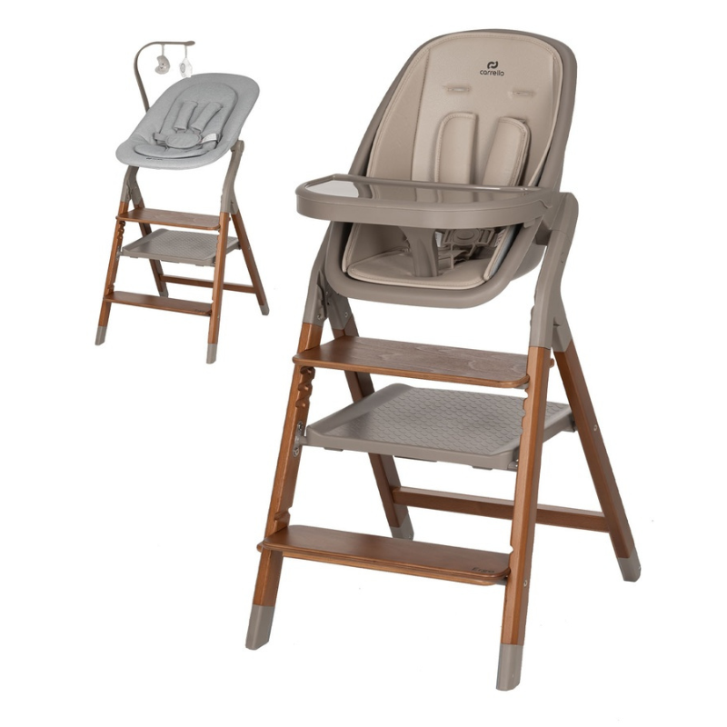 Carrello daugiafunkcinė maitinimo kėdutė ERGO CRL-16701 Shadow Beige