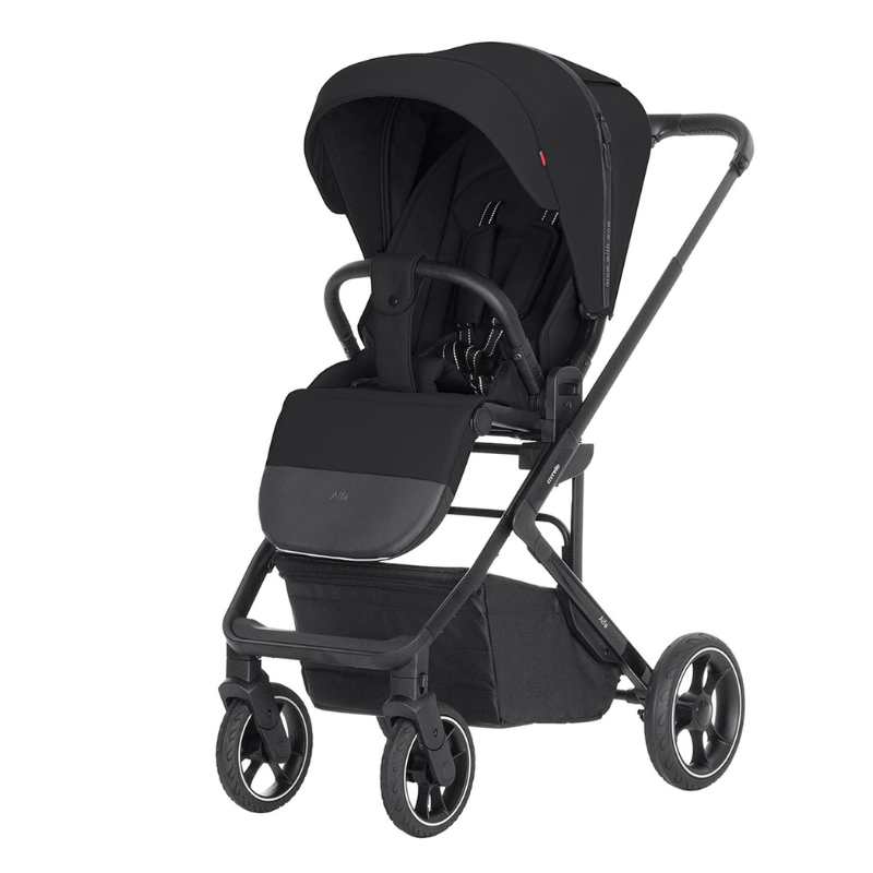 Vežimėlis 2in1 Carrello Alfa CRL-6507 Midnight Black