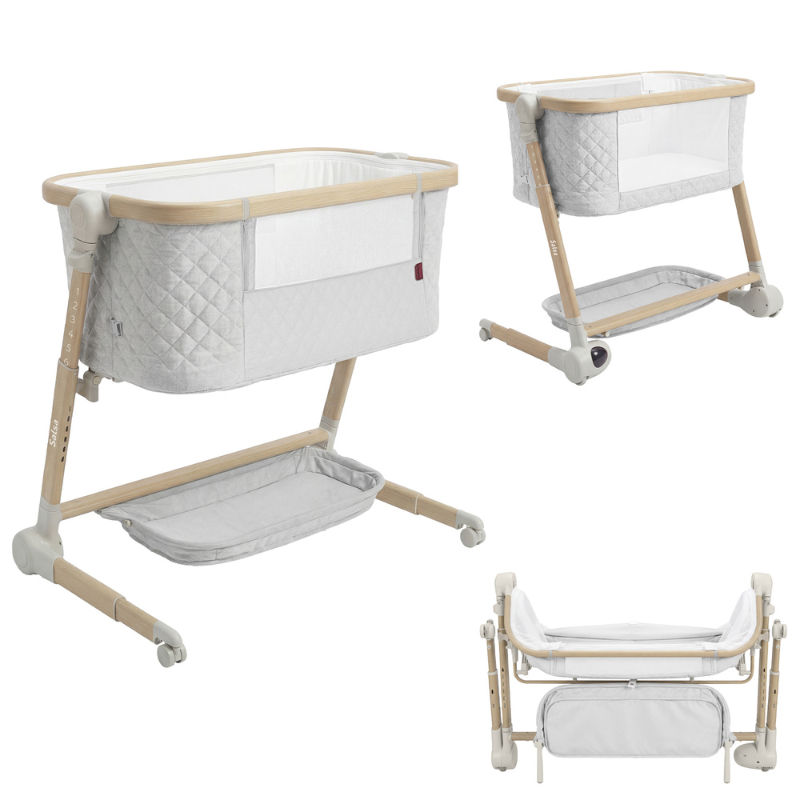 Elektrinė lovytė Carrello Salsa Velora Grey CRL-16507