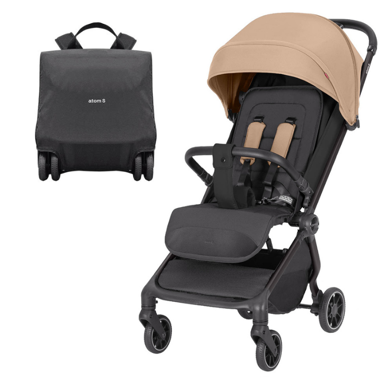 Vežimėlis CARRELLO Atom S CRL-5526 Down Beige
