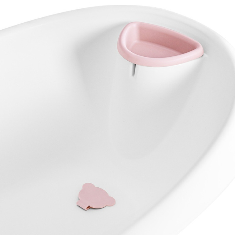 Carrello Auri kūdikio vonelė su anatominiu įdėklu, Blush Pink CRL-17101