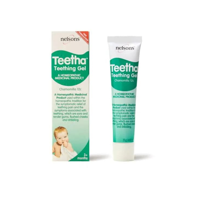 Nelsons Teetha® dantukų dygimo gelis kūdikiams (15 g)
