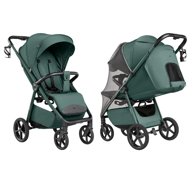 Vežimėlis Carrello Bravo Lite DELUXE CRL-5529 County Green