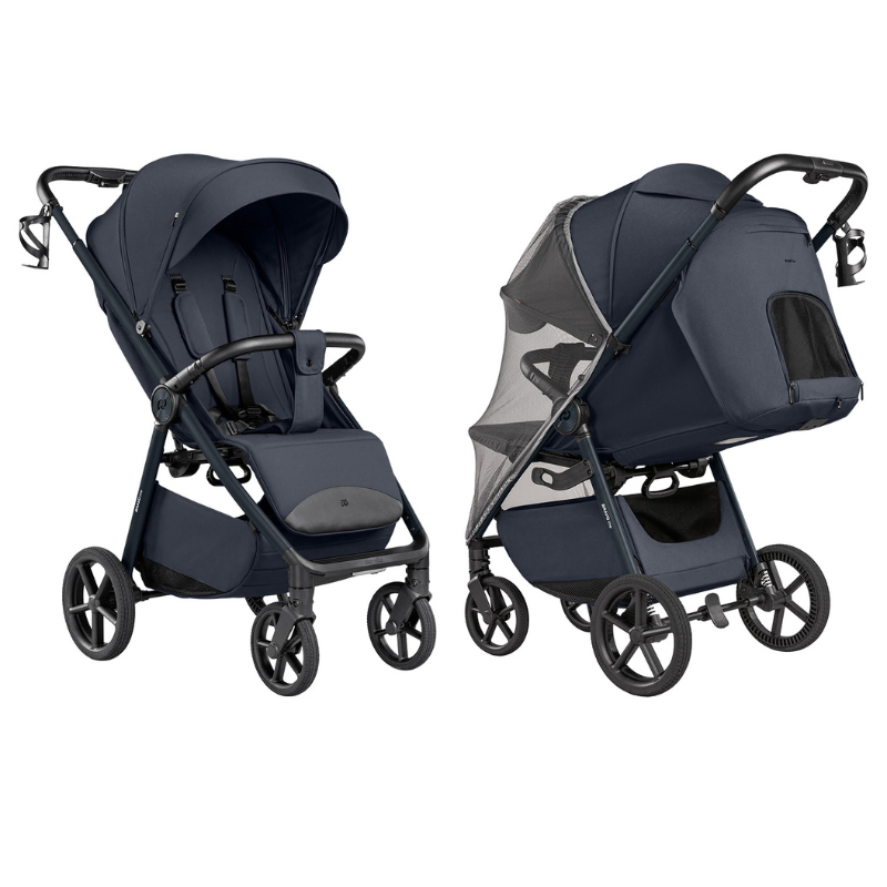 Vežimėlis Carrello Bravo Lite DELUXE CRL-5529 Midnight Blue