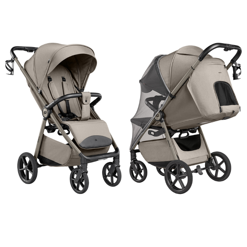Vežimėlis Carrello Bravo Lite DELUXE CRL-5529 Oak Beige